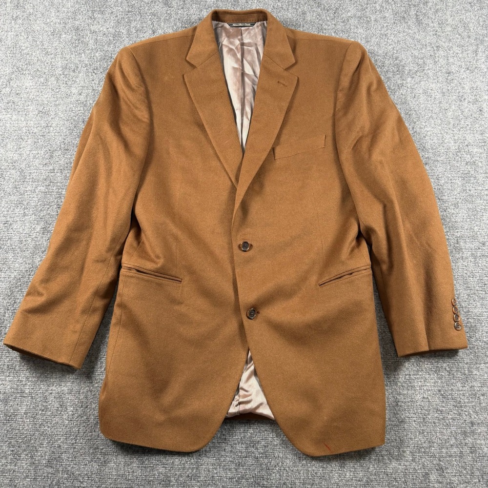 Jack Victor Blazer Mens 44 L Brown Loro Piana 100% Cashmere Sport Coat Canada
